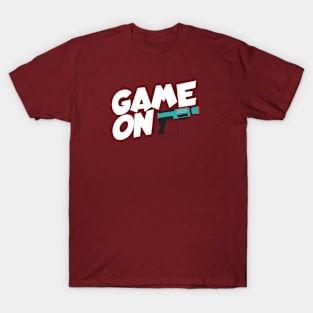 Lasertag game on T-Shirt